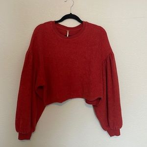 Cropped Free People sweater